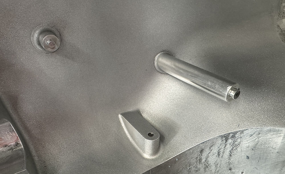 Injection mould texturing