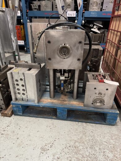 Rreshored tooling on a pallet after being delivered back to the UK